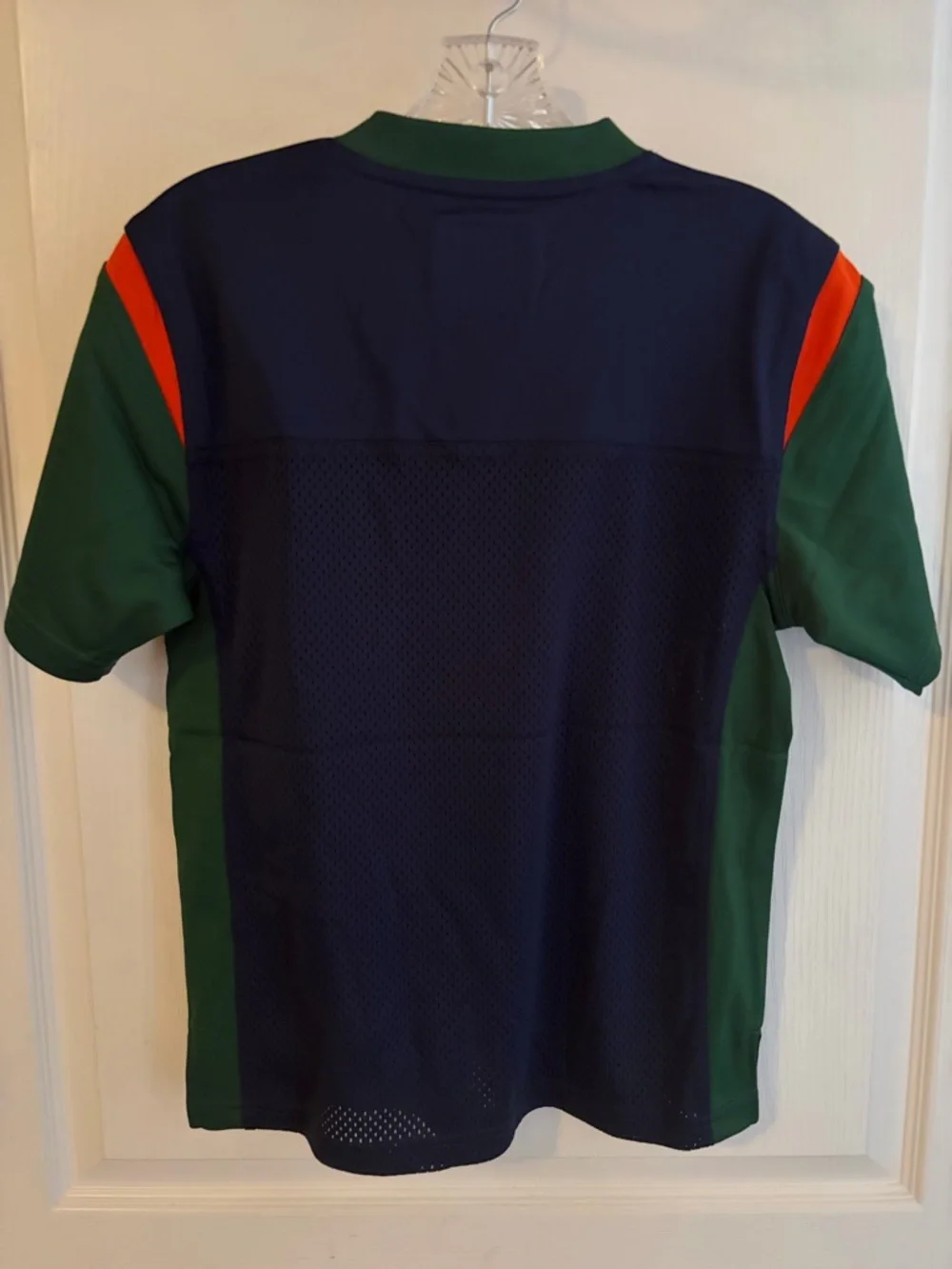 Kids'‎ Navy & Green Football Jersey